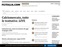 Tablet Screenshot of fcitalia.com